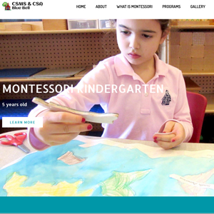 Montessori, a website made by the Philadelphia area web development company TAF JK Group Inc.